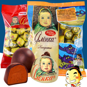 Russian Alenka Brand Cream Caramel Flavor Chocolate Candy Import a Boy with a Big Head Hemisphere Sugar Wedding Candy