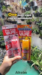 Fumakilla One push vape Obat pembasmi nyamuk 12 jam ukuran 15 Hari - 30 Hari