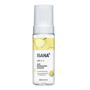 ✼German genuine goods isana aha fruit acid cleansing foam suitable for oil skin Damascus rose dew moisturizingღ