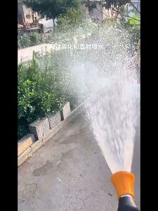 หัวฉีดท่อน้ำดับเพลิง สวนเกษตรกรีนนิ่งสเปรย์น้ำ ปั๊มน้ำหัวฉีดน้ำพิเศษปรับหัวฉีดได้ ขนาด 25 มม