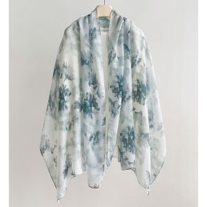 2026 summer new style outerwear printed shawl womens elegant decorative sun hat thin scarf travel scarf