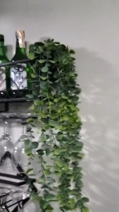 1 PC Artificial Hanging Ivy Potted Plant Realistic Faux Trailing Vine Greenery Potted UV Protected Fake Ivy Plant Home Decor 