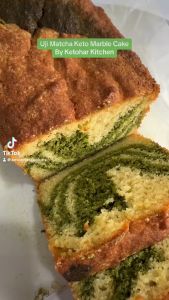 ~500 gram MATCHA Flavor Butter Keto Cake - Sugar FREE Cake /Diabetic Friendly Cake