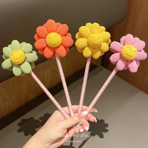 Womens Day Gift Flower Pen for Kindergarten Teachers Creative Sunflower Pen Bouquet Ballpoint Pen Teachers Day Present