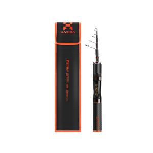 HASIDA Butterfly 1.5m-1.85m Telescopic Fuji High Carbon Titanium Alloy Tip 8 Section Portable Lure Rod