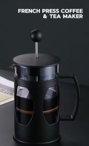 High Quality French Press Coffee Maker with Stainless Steel Filter Hot and Cold Resistant Tea Coffee Glass Teapots