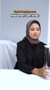 BONBOX Toples Kotak Penyimpanan Makanan Kedap Udara Toples Serbaguna Toples Penyimpanan Makanan Dan Snack Toples Bulat Anti Tumpah Toples Makanan Ringan BKE31009