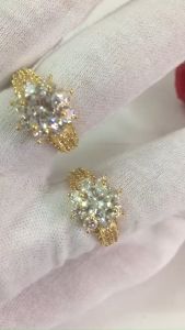 Nhẫn nữ đính đá mạ vàng 18k N020 Namoo jewelry