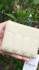 HANAMI Dompet Lipat Wanita Ovidia Kulit Hijau Kekinian Kartu Atm WA968G3 Terbaru Mewah Branded Mini