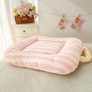 Thickened Plush Pet Mat for Cats And Dogs Winter Sleeping Mat Warm Cotton Pad Cat Bed Mat Dog Bed Mat Home Decorative Mat
