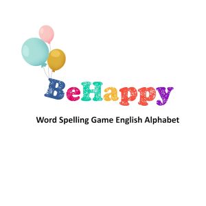 Ready Stock BeHappy Word Spelling Game English Alphabet | Wooden Letter Matching Learning Toys | Flash Card for Kids