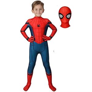 Halloween Kids Homecoming Peter costume Cosplay Zentai Bodysuit Party JumpSuit