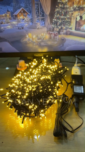 Dây đèn led fairy 10M/25M/30M chớp nháy (dây đen) cao cấp trang trí decor...