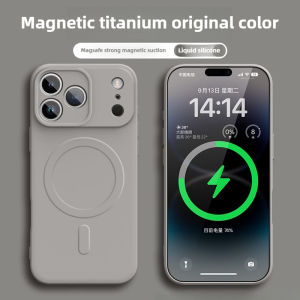 Luxury Liquid Silicone Magsafe Phone Case for IPhone 17 Air 14 15 Plus 12 13 Mini 11 Pro Max Magnetic Wireless Charging Cover