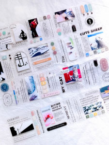 Sonia Dessert Photo Booth Tape Album Stickers Patch Material Handmade Journaling Adhesive Paper Photography Props