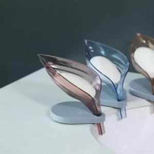 Tempat Sabun Batang Bentuk Daun | Wadah Tirisan Air Spons Cuci Piring | Soap Holder Serbaguna Tatakan Spon Saringan Wastafel