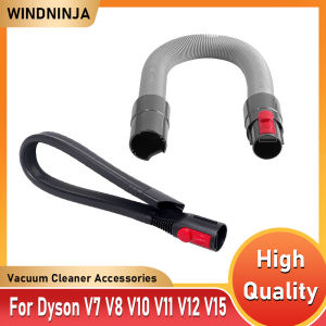 Extension Hose Flexible Crevice Tool For Dyson V7 V8 V10 V11 V12 V15 Flat Suction Nozzle Head Vacuum Cleaner Accessories