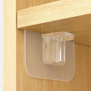 SW Cabinet Shelf Support Adhesive Pegs Plastic Kitchen Almari Hanger Sticky Hook Holder Clips Wall Kabinet Support Pin