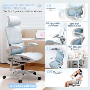Hbada | Teen Study Ergonomic Chair Nap Capable