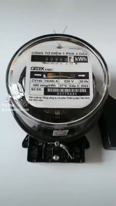 Đồng hô đo,công tơ điện 1 pha 2 dây