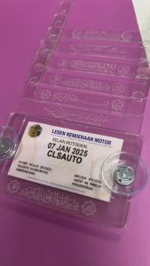 Car Roadtax Holder 2025 Slot in Storage Series For Tulisan Ayat Islamik Accessories