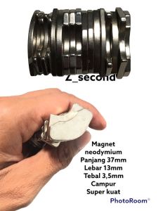 Magnet neodymium tebal 3mm ex hardisk campur