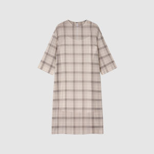 ICICLE | New Cotton Plain Weave Mid-length Dress