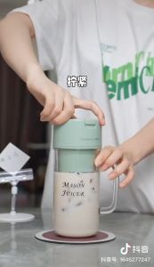 [ COD ] Juicer Blender Glass Portable 340 ml Blender / Gelas Unik Juicer Mini