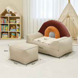 Rainbow Childrens Sofa Leisure Bedroom Reading Area Single Person Couch Living Room Childrens Furniture Customizable