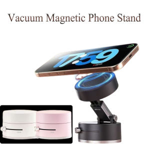 1PC Double Sided Suction Cup Magnetic Phone Holder Lazy Multi-functional Foldable Storage Holder Vacuum Suction Phone Holder