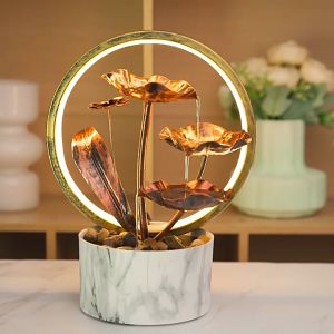 Thác Nước Phong Thủy Quang Hoàng Liên Đài Trang Trí Decor