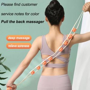 Body Back Massager Roller Manual Back Foot Massager for Massage and Dredging Meridians Open Shoulders Open Back Care Relaxation
