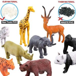 16Pcs Mainan Hewan Karet Kecil Lengkap Animal Figure Montessori Set Animal Laut / Hewan Liar / Dinosaurus