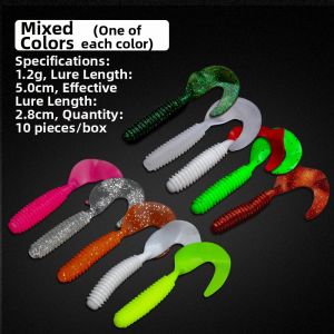 Ewitgo | Curly Tail Grub Soft Bait For Fresh and Saltwater Fishing