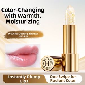 HKH Color Changing Lipstick Hydrating Moisturizing Non-Stick Cup Watermelon Flavor Lip Balm for Women Moisturizes Lip Lines