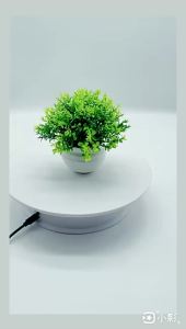 Artificial Green Plant Pots with Four-Leaf Clover Design Indoor Desktop Decoration Grass Orchid Flower Pot for Office And Home L
