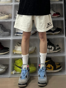 Quần Short Bóng Rổ Nam Mùa Hè 2025 Quần Dài Thường Ngày Rộng Rãi Thoáng Khí Thể Thao Cá Tính Cao Cấp Phong Cách Đường Phố