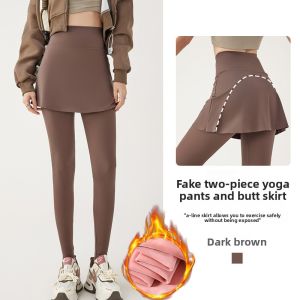High Waist Yoga Fitness Pants Womens plus Size Running Quick Dry Skirt Style Sports Pants Casual Long Pants Nylon Spandex