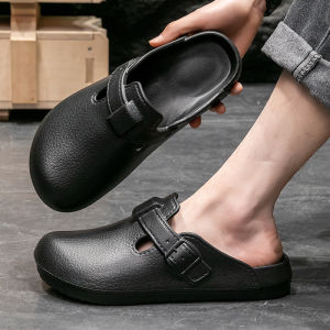 Elevated Non-slip Partial Toe Cover Slip-on Sandals