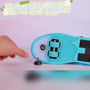 USB Rechargeable LED Light Up Roller Skates for Kids Teens Adjustable Children Boys Girls Sport Skating Shoes with Four Wheels