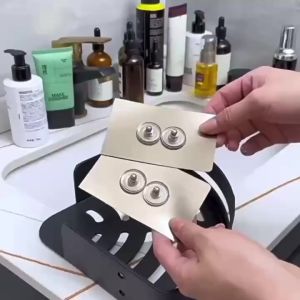 ที่วางของ ในห้องน้ำ ที่เก็บของ เข้ามุม ชั้นอลูมิเนียมติดผนัง ติดตั้งได้2แบบ ดีไซน์สวย ทำให้ห้องน้ำเป็นระเบียบ