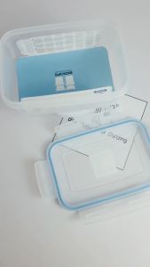 Hộp nhựa chữ nhật Biokips Komax nhập khẩu Hàn Quốc 900ml 1L 2L 2.4L 4.6L 5.2L