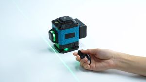 👍🏻👍🏻NERE 8 Line Laser Level 360° Rotary Cross 3D 4D Green Light Self Leveling Horizontal Vertical Oblique Level 激光水平仪