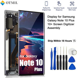 OLED Screen Replacement for Samsung Galaxy Note 10 Plus LCD Display for Galaxy Note 10+ SM-N975F SM-N975U 6.67 Inch Touchscreen