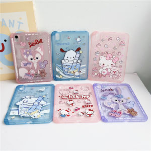 Cute LinaBell Cartoon Case For Samsung Galaxy Tab A7 Lite A9 A9+ S9 S9FE S10FE 5G SM-T225 X110 P610 X210 X710 X510 X520 10.9 10.4 10.5 11.0 inch Tablet Anti-Drop Protective Cover