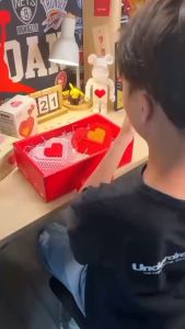 Trái Tim Mô Hình Lắp Ghép Bộ Quà Tặng Tình Yêu (Quét mã trên vỏ hộp mở ra hướng dẫn 3D)