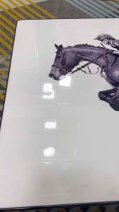 รูปม้าตกแต่งบ้าน 2 ชิ้น มีกรอบ ภาพคมชัด