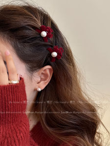 Princess Style Mini Butterfly Knot Hair Clips Womens New 2024 Fashion Sensation Side Bangs Small Gripper Cute Hair Accessories