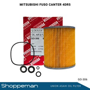 UNION ASAHI MITSUBISHI FUSO CANTER 4DR5 OIL FILTER GO-306 31340-12030