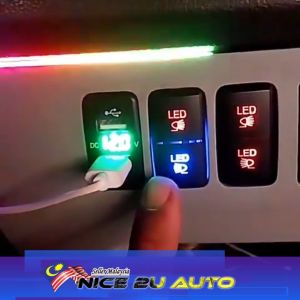 Toyota / Perodua LED Light Fog Light Light Bar Switch Vios Alza Myvi Viva